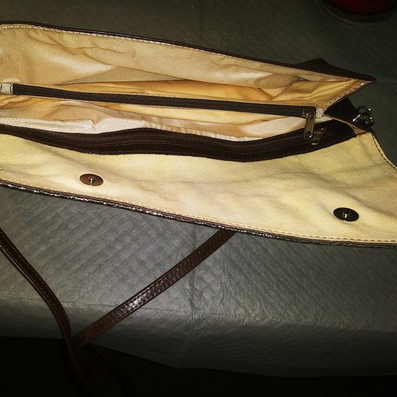 Extra Long Clutch Bag NWOT_Width 13", and Height 5" - Picture 5 of 6